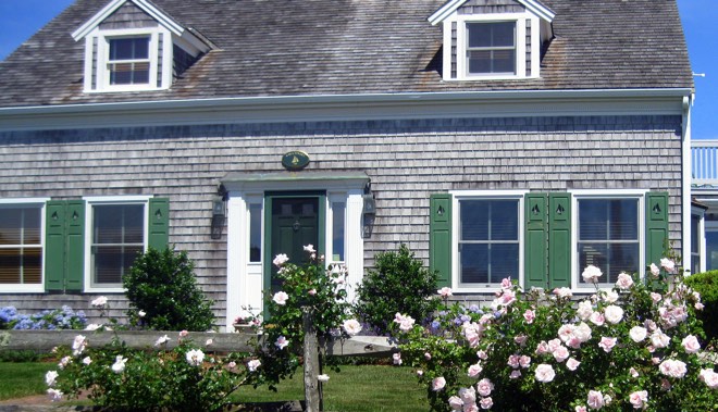 Exterior of a cape cod home